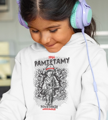 Bluza z kapturem dziecięca PAMIĘTAMY 1944